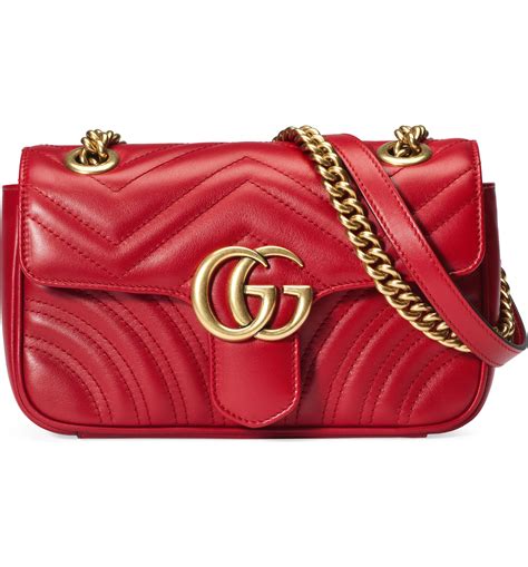 gucci marmont mini leather shoulder bag|gg marmont matelassé shoulder bag.